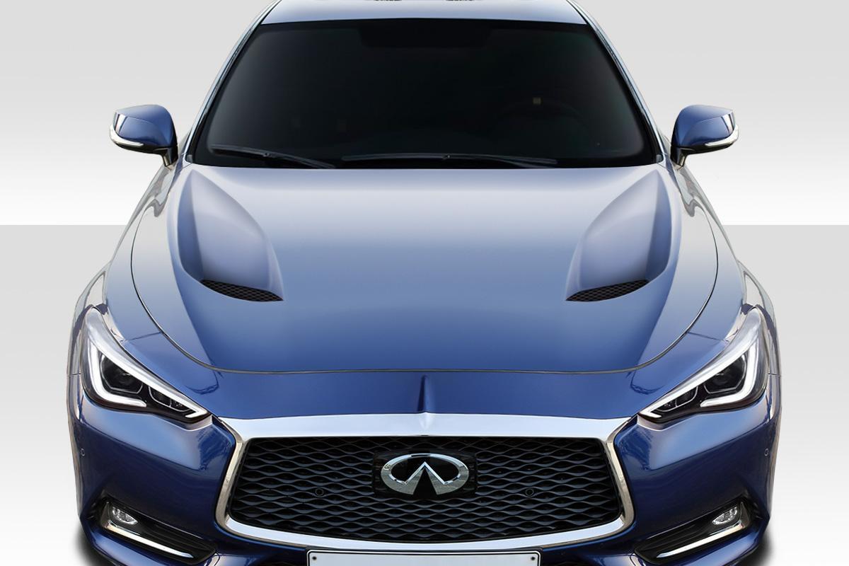 2017-2022 Infiniti Q60 Duraflex TS1 Hood - Image 1