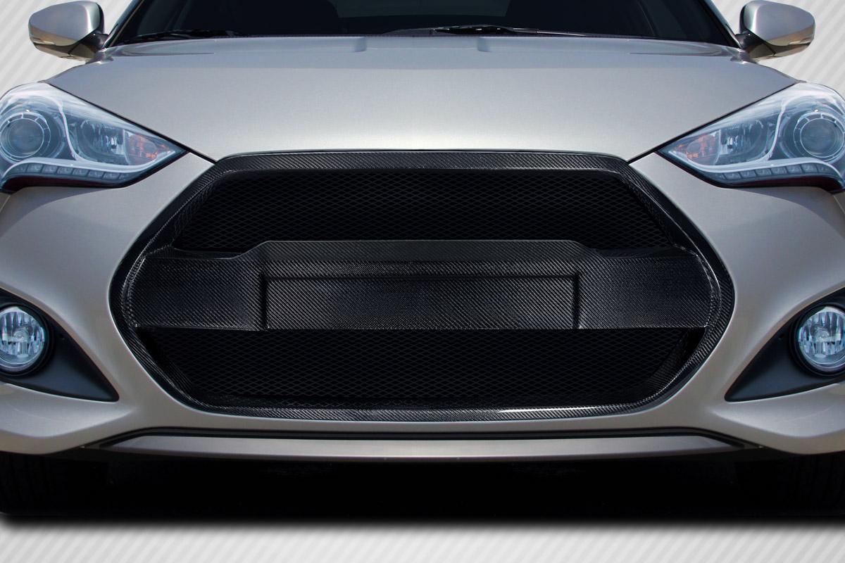2012-2017 Hyundai Veloster Carbon Creations Runner Carbon Fiber Grille - Image 1