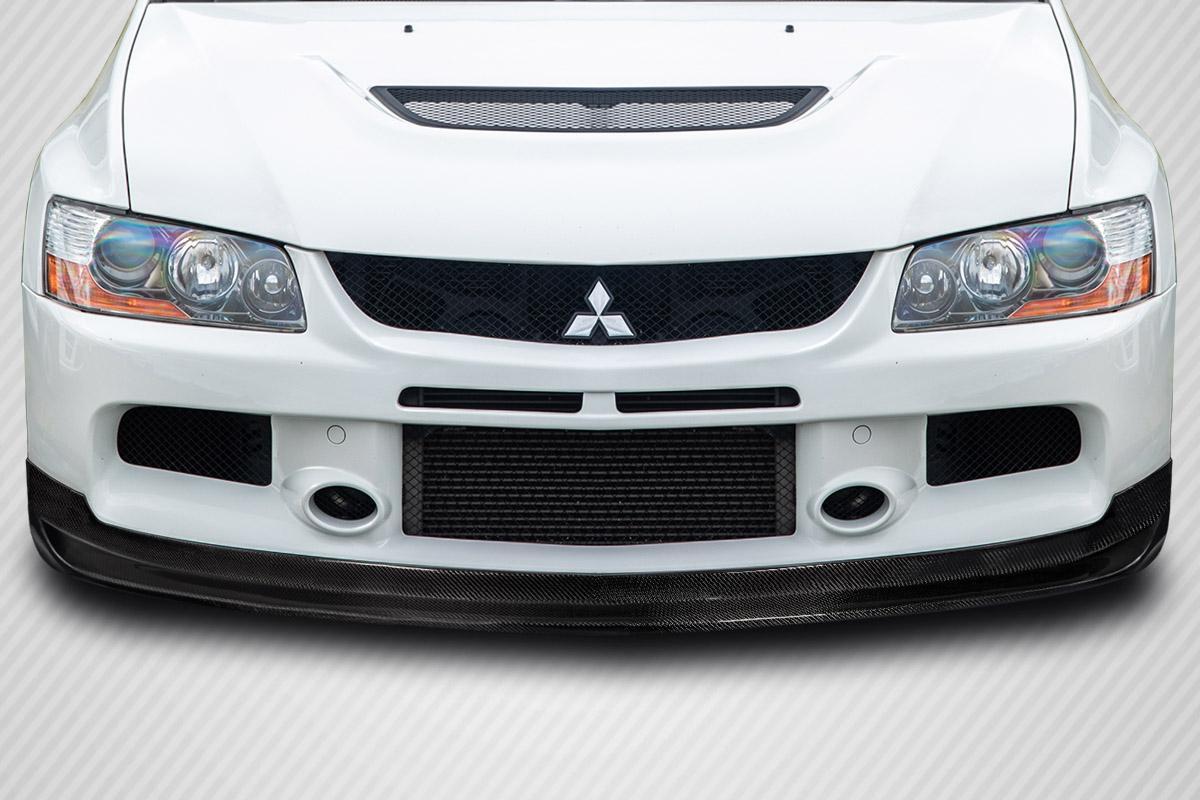 2006 Mitsubishi Evolution Carbon Creations Varte Carbon Fiber Front Lip - Image 1