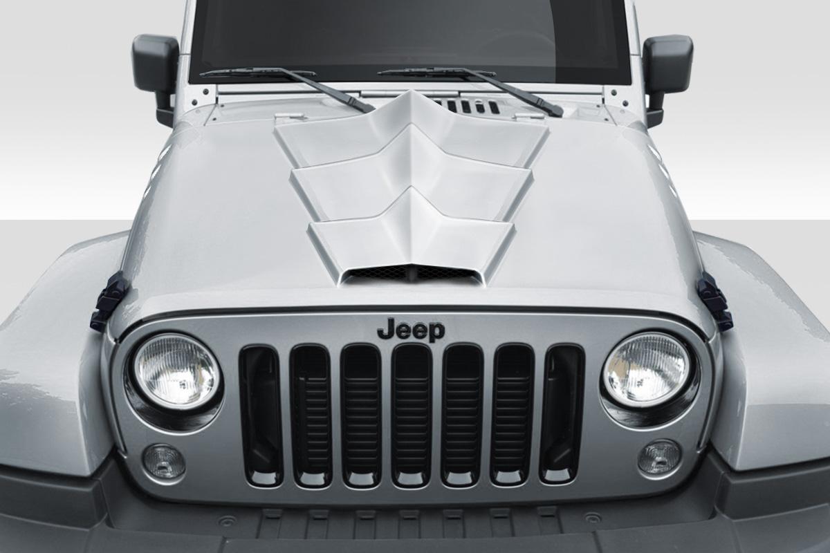 2007-2018 Jeep Wrangler Duraflex Tryrano Hood - Image 1
