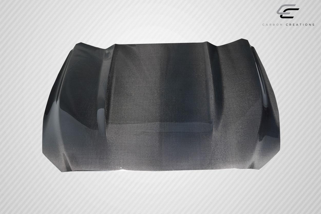 2015-2017 Ford Mustang Carbon Creations OEM Look Carbon Fiber Hood - Image 2