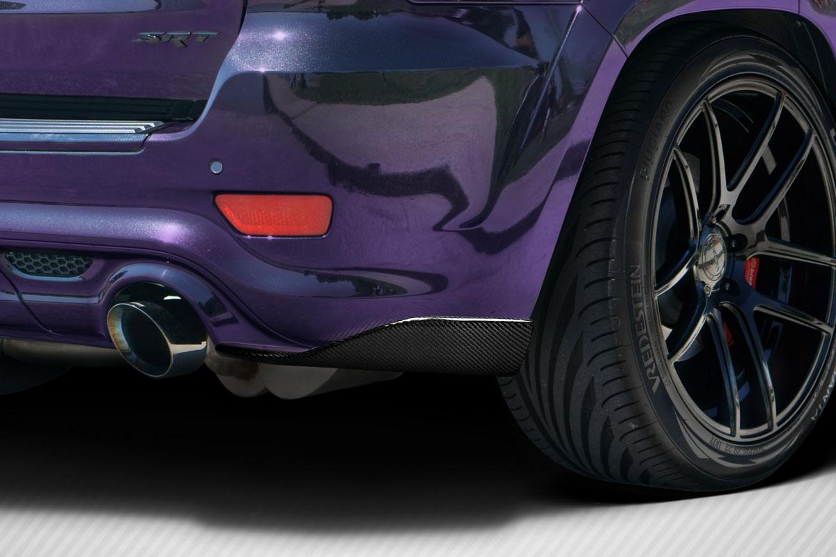 2011-2021 Jeep Grand Cherokee Carbon Creations ProAM Carbon Fiber Rear Lip - Image 1
