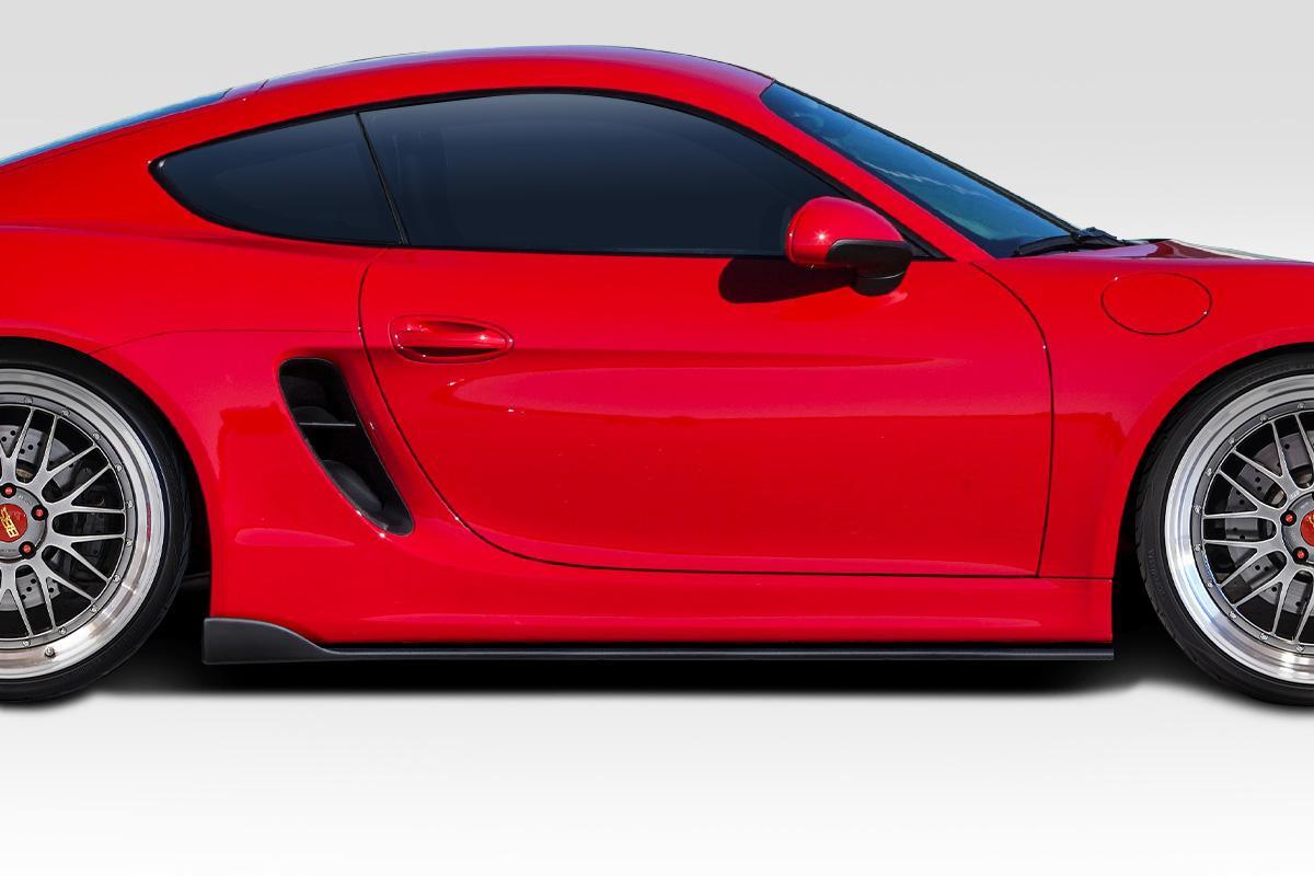 2014-2016 Porsche Cayman Duraflex Motox Side Skirts - Image 1