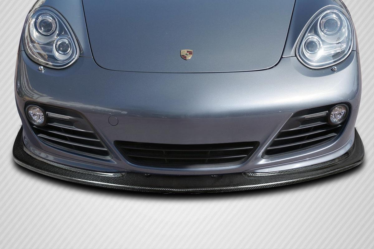 2006-2010 Porsche Cayman Carbon Creations Max Carbon Fiber Front Lip - Image 1