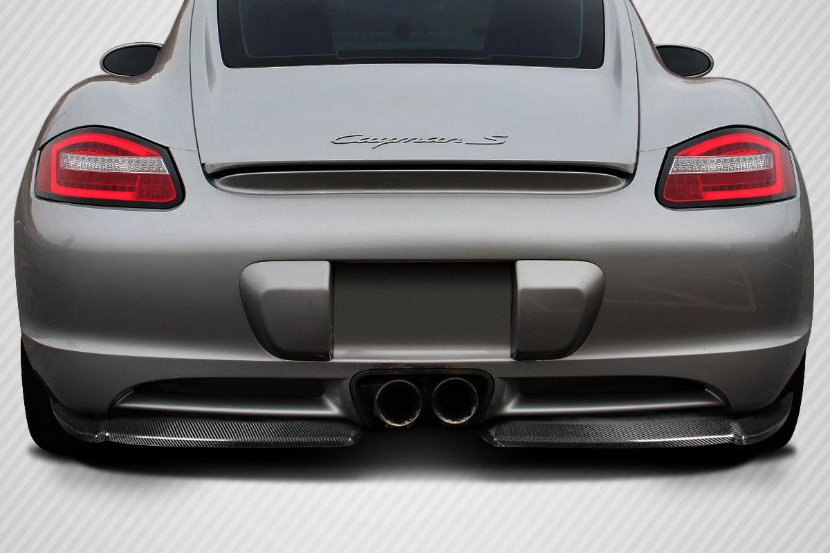 2006-2010 Porsche Cayman Carbon Creations Max Carbon Fiber Rear Lip - Image 1