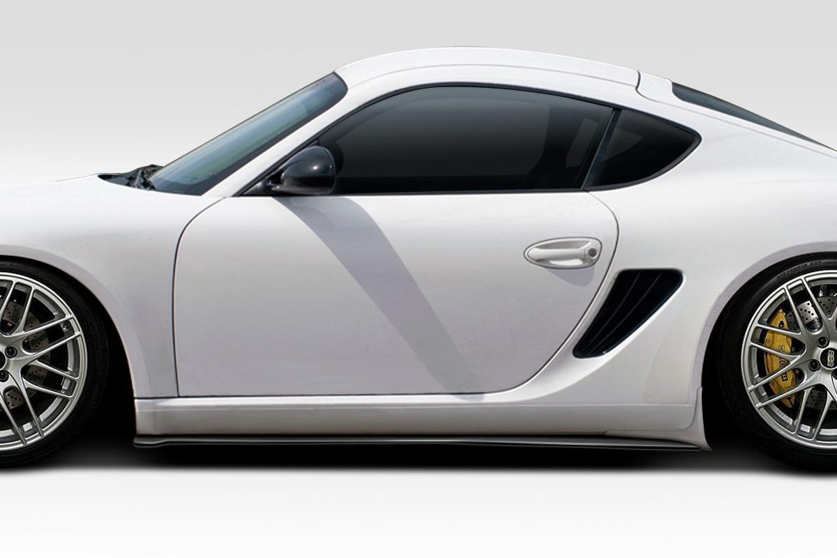 2006-2010 Porsche Cayman Duraflex Motox Side Skirts - Image 1