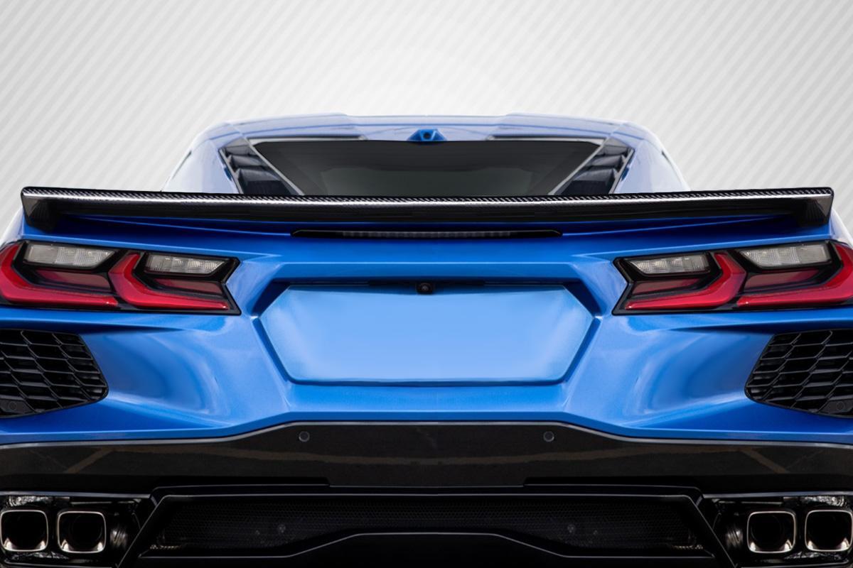 2020-2025 Chevrolet Corvette Carbon Creations Gran Veloce Carbon Fiber Rear Wing - Image 1