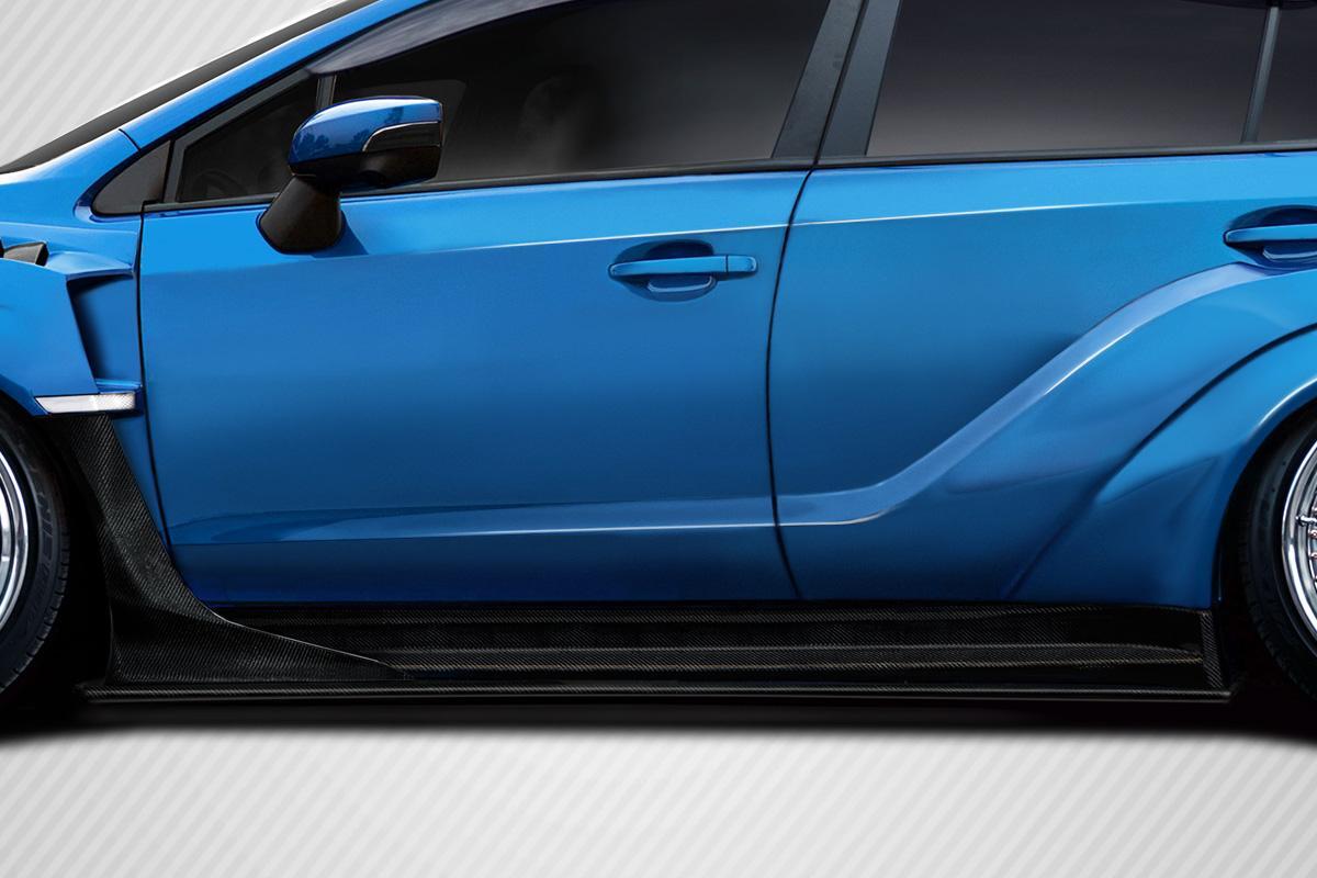 2015-2021 Subaru WRX Carbon Creations VRS Carbon Fiber Side Skirts - Image 1