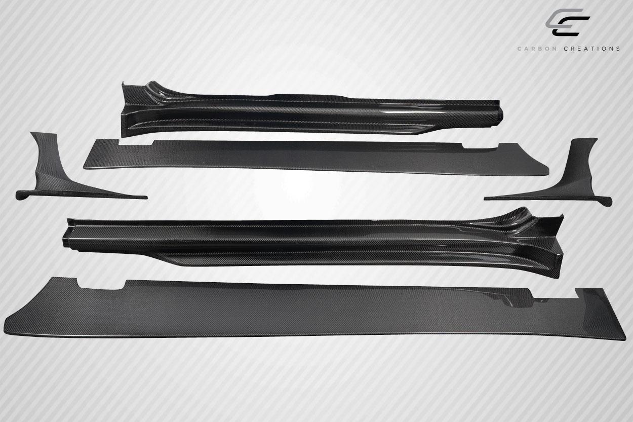 2015-2021 Subaru WRX Carbon Creations VRS Carbon Fiber Side Skirts - Image 9
