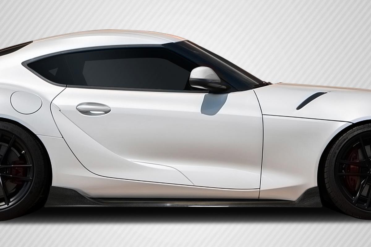 2020-2025 Toyota Supra Carbon Creations AG Design Carbon Fiber Side Skirts - Image 1