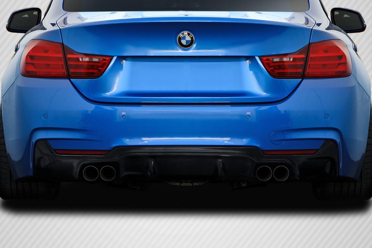2014-2020 BMW 4 Series Carbon Creations 3DS Carbon Fiber Rear Lip - Image 1