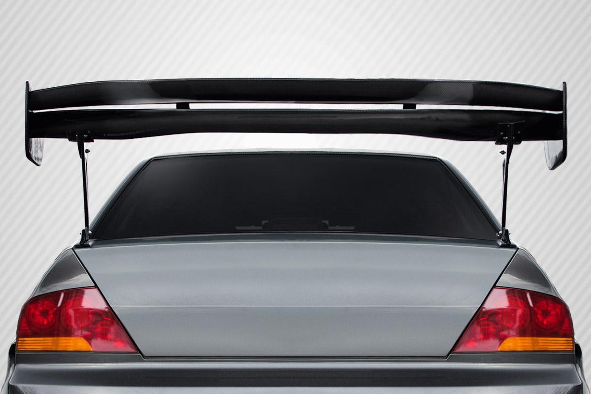 2002-2007 Mitsubishi Lancer Carbon Creations VTX Carbon Fiber Rear Wing - Image 1