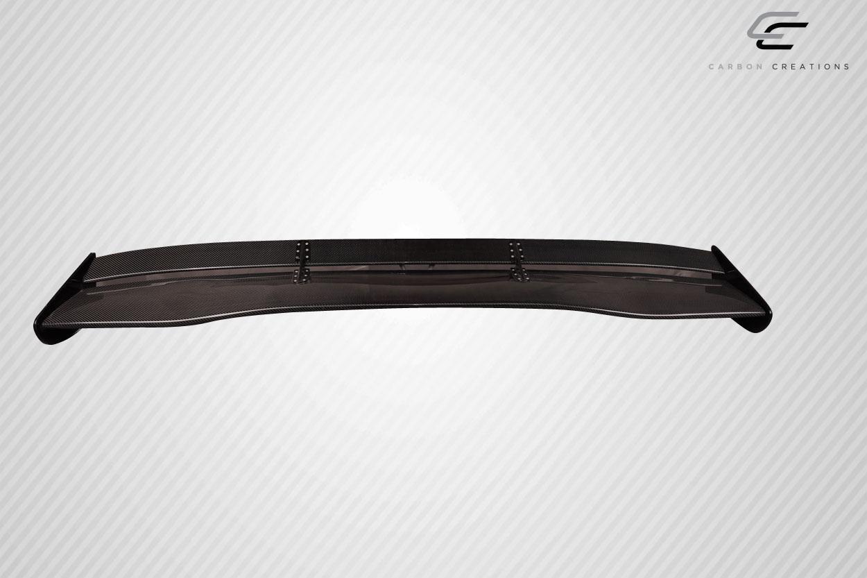 2002-2007 Mitsubishi Lancer Carbon Creations VTX Carbon Fiber Rear Wing - Image 3