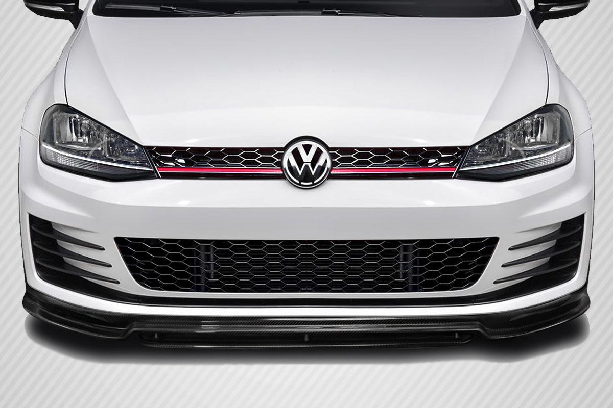 2015-2021 Volkswagen GTI Carbon Creations RZ Carbon Fiber Front Lip - Image 1