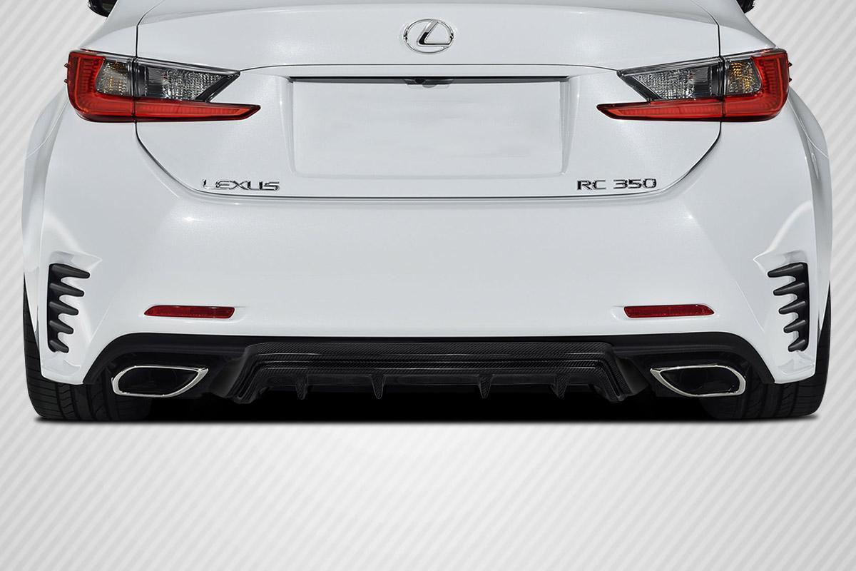 2015-2018 Lexus RC Carbon Creations SBZ Carbon Fiber Rear Lip - Image 1