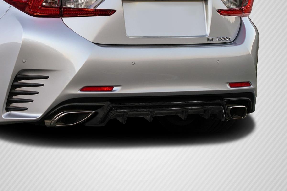2015-2018 Lexus RC Carbon Creations SBZ Carbon Fiber Rear Lip - Image 2
