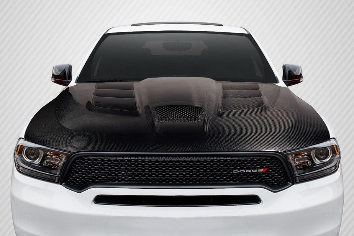 2011-2023 Dodge Durango Carbon Creations Viper Carbon Fiber Hood - Image 1
