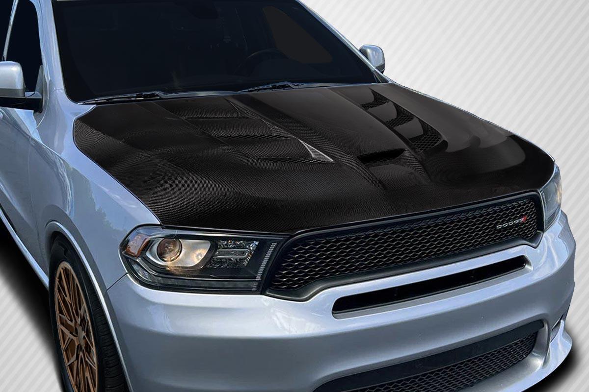 2011-2023 Dodge Durango Carbon Creations Viper Carbon Fiber Hood - Image 2