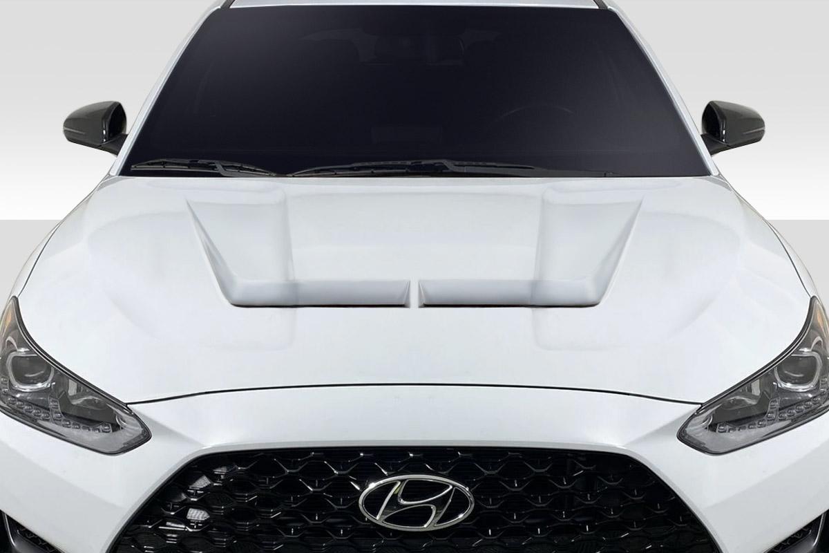 2019-2023 Hyundai Veloster Duraflex J Speed Hood - Image 1