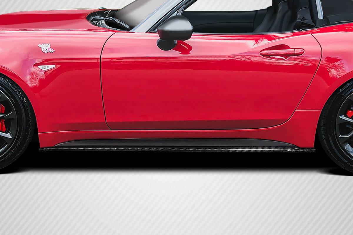 2017-2020 Fiat 124 Spider Carbon Creations Speed Carbon Fiber Side Skirts - Image 1