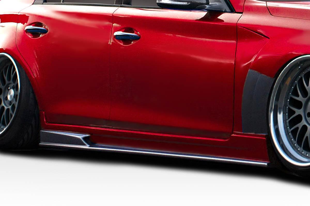 2014-2018 Infiniti Q50 Duraflex Bltz Side Skirts - Image 2