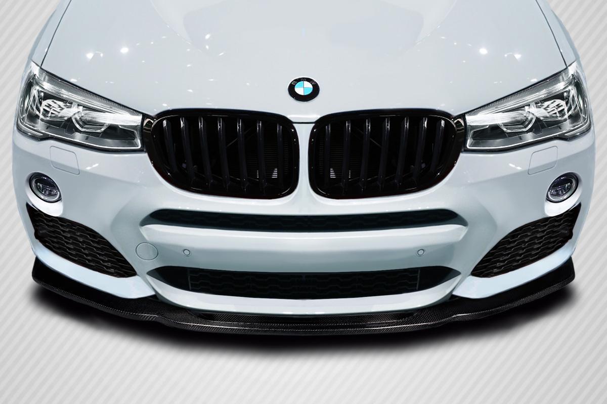 2015-2017 BMW X3 Carbon Creations CS Carbon Fiber Front Lip - Image 1
