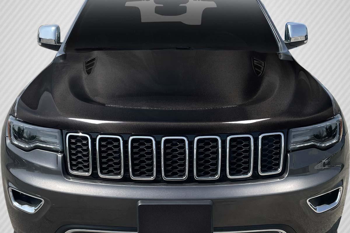 2011-2022 Jeep Grand Cherokee Carbon Creations Delta Carbon Fiber Hood - Image 1