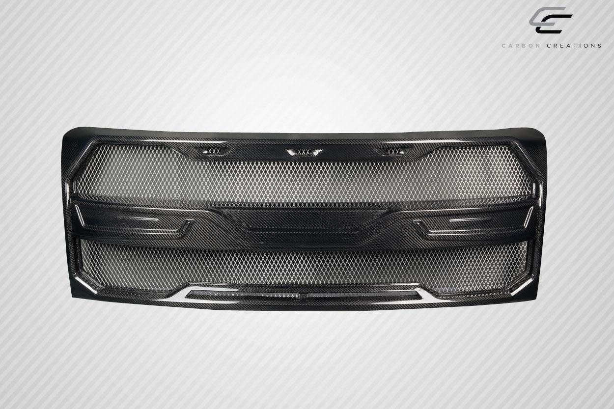 2009-2014 Ford F150 Carbon Creations Rage Carbon Fiber Grille - Image 2
