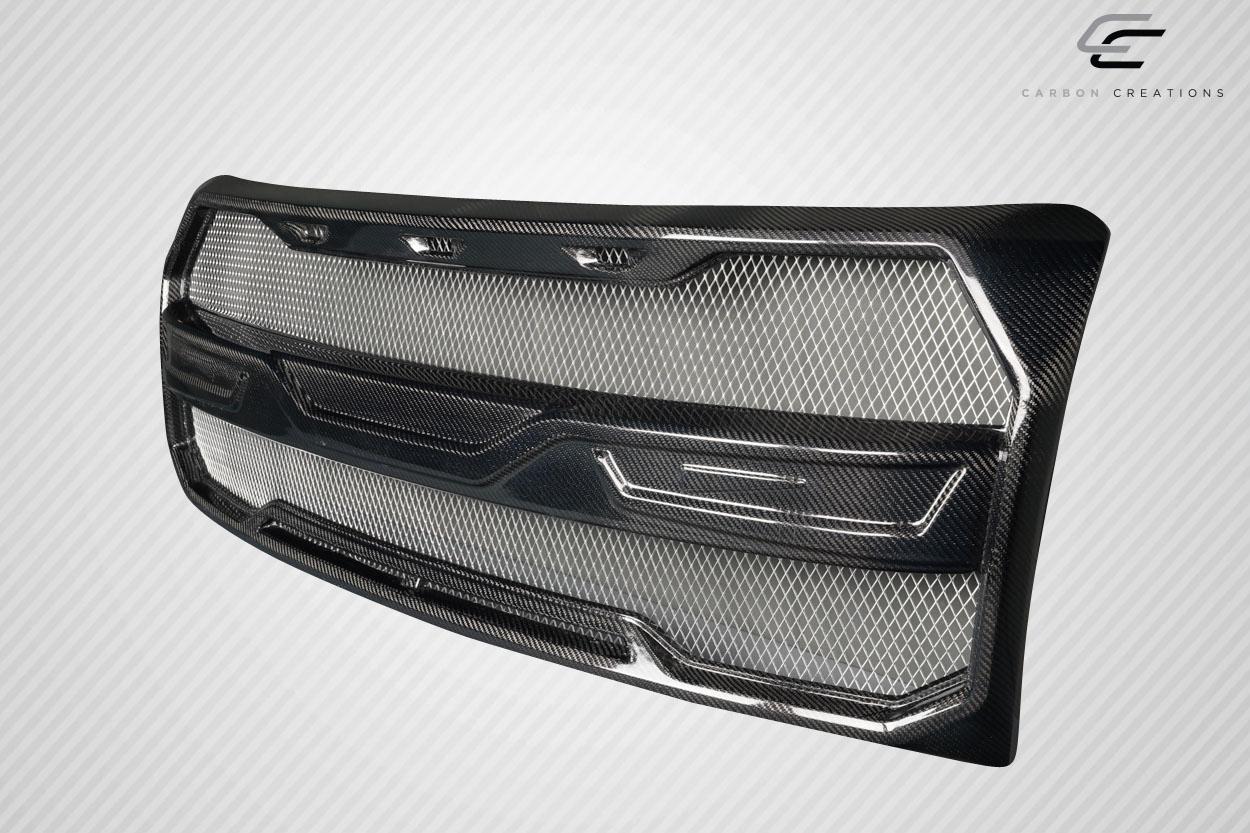 2009-2014 Ford F150 Carbon Creations Rage Carbon Fiber Grille - Image 3
