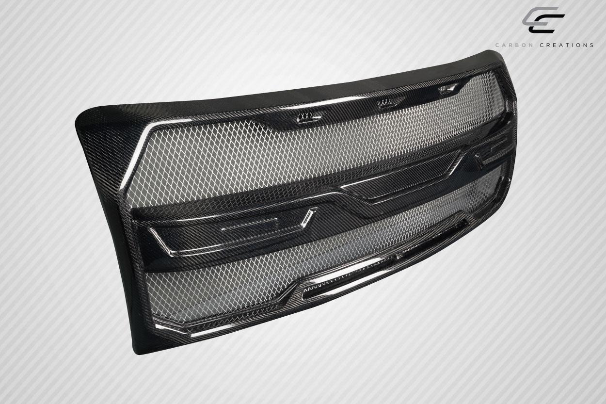 2009-2014 Ford F150 Carbon Creations Rage Carbon Fiber Grille - Image 4
