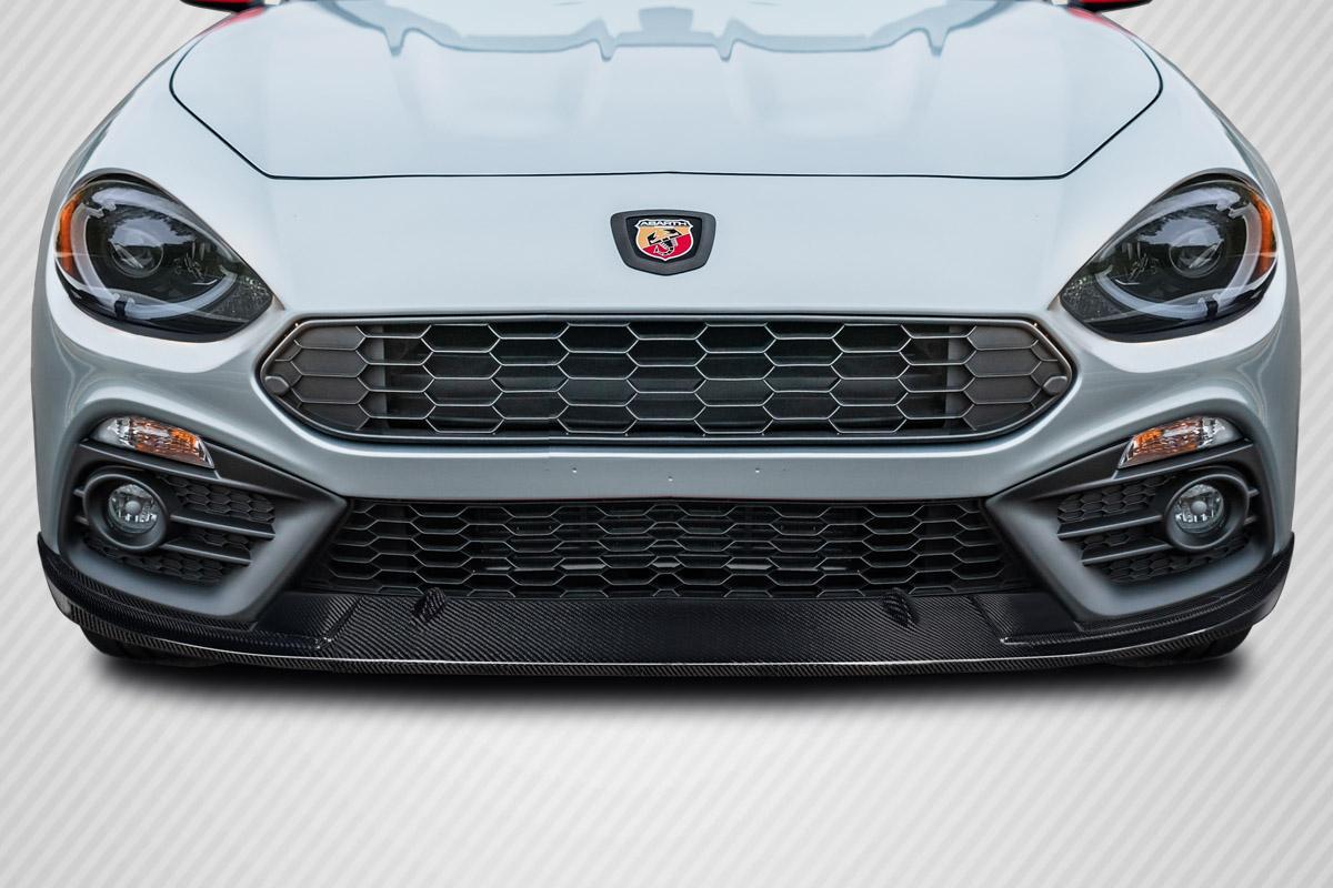 2017-2020 Fiat 124 Spider Carbon Creations Rezza Carbon Fiber Front Lip - Image 1