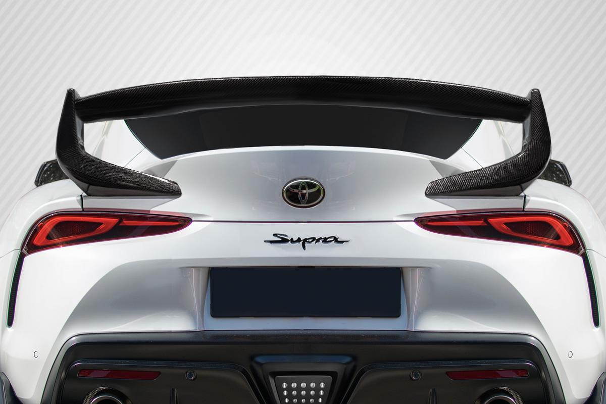 2020-2025 Toyota Supra Carbon Creations Super Speed Carbon Fiber Rear Wing - Image 1