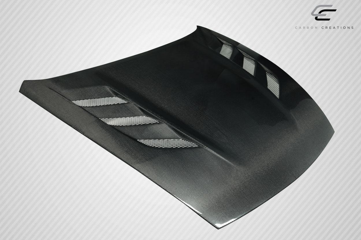 2009-2020 Nissan 370Z Carbon Creations R Concept Carbon Fiber Hood - Image 4