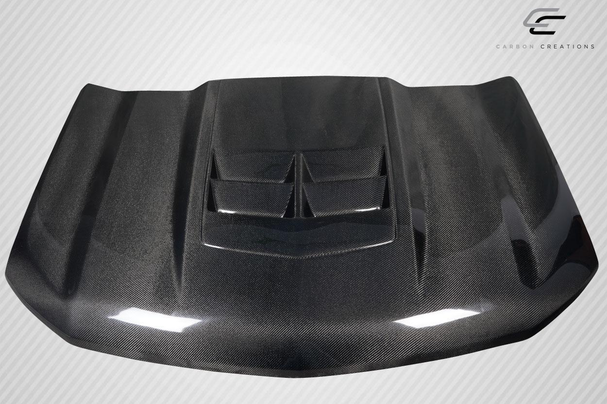 2019-2023 Chevrolet Silverado Carbon Creations ZL1 Carbon Fiber Hood - Image 2