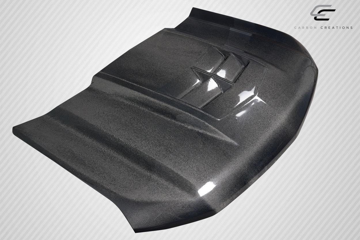 2019-2023 Chevrolet Silverado Carbon Creations ZL1 Carbon Fiber Hood - Image 3