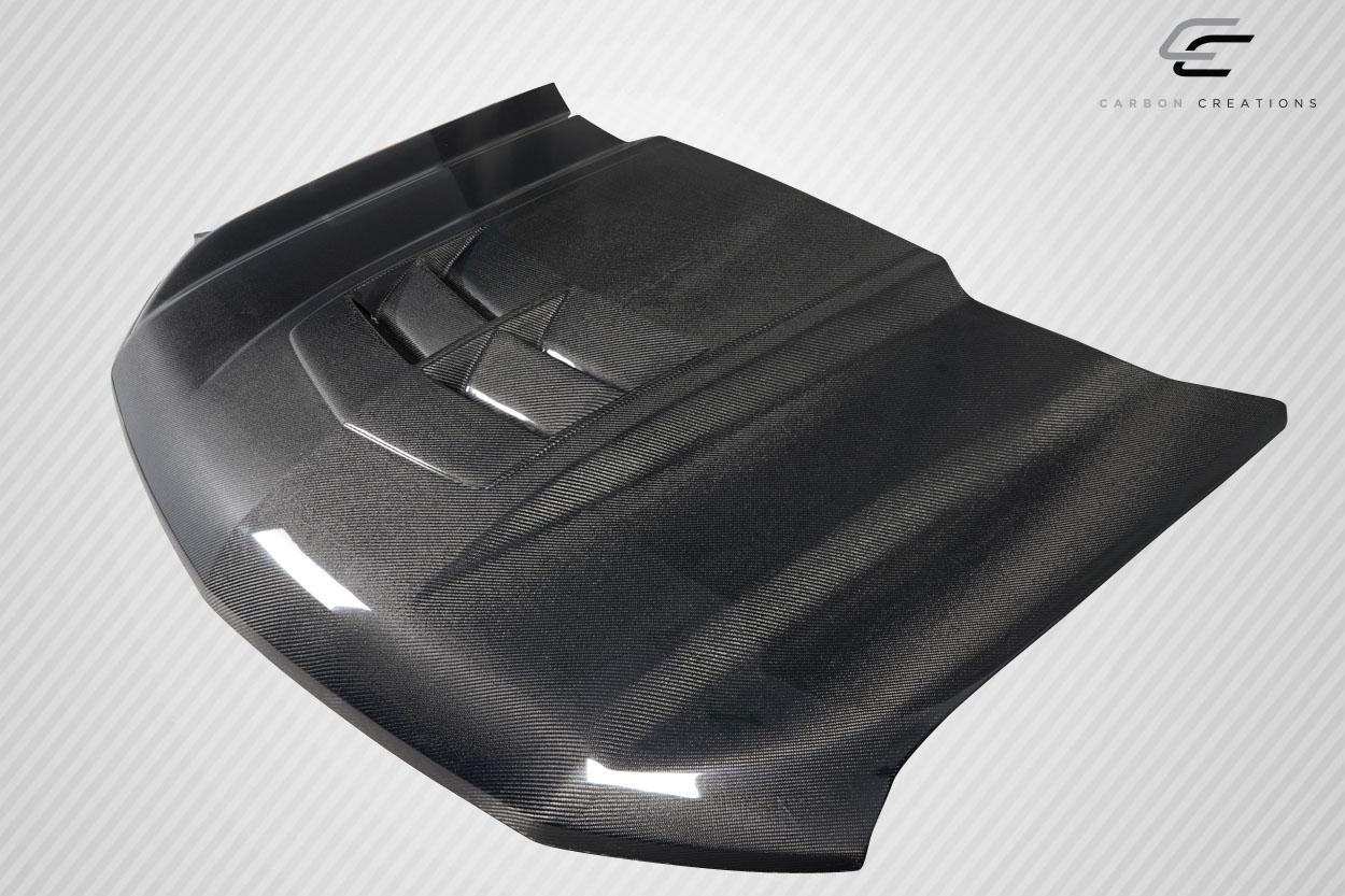 2019-2023 Chevrolet Silverado Carbon Creations ZL1 Carbon Fiber Hood - Image 4