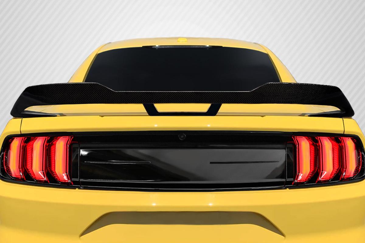2015-2023 Ford Mustang Carbon Creations Performance PP1 Carbon Fiber Rear Wing - Image 1