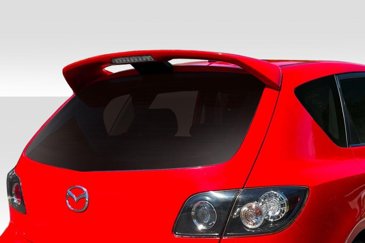 2004-2009 Mazda 3 Duraflex Speed3 Look Rear Wing - Image 2