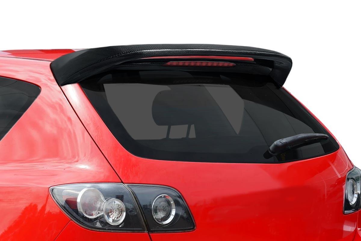 2010-2013 Mazda Mazdaspeed 3 Carbon Creations Speed3 Look Carbon Fiber Rear Wing - Image 1
