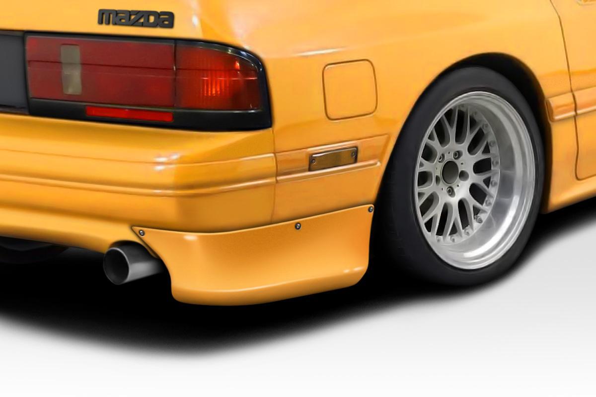 1985-1992 Mazda RX7 Duraflex Phoenix Fire Rear Lip - Image 1