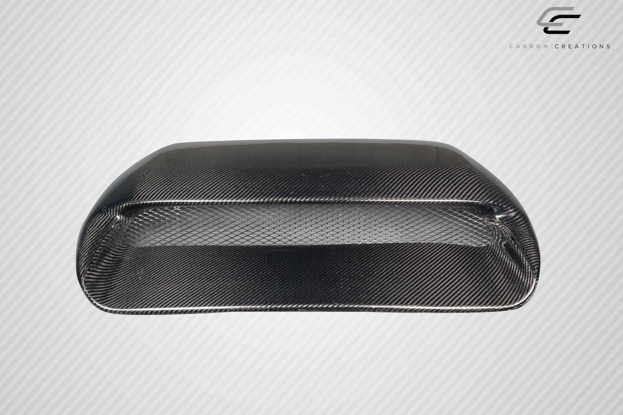 2015-2021 Subaru WRX Carbon Creations Hyperflow Carbon Fiber Scoop - Image 2