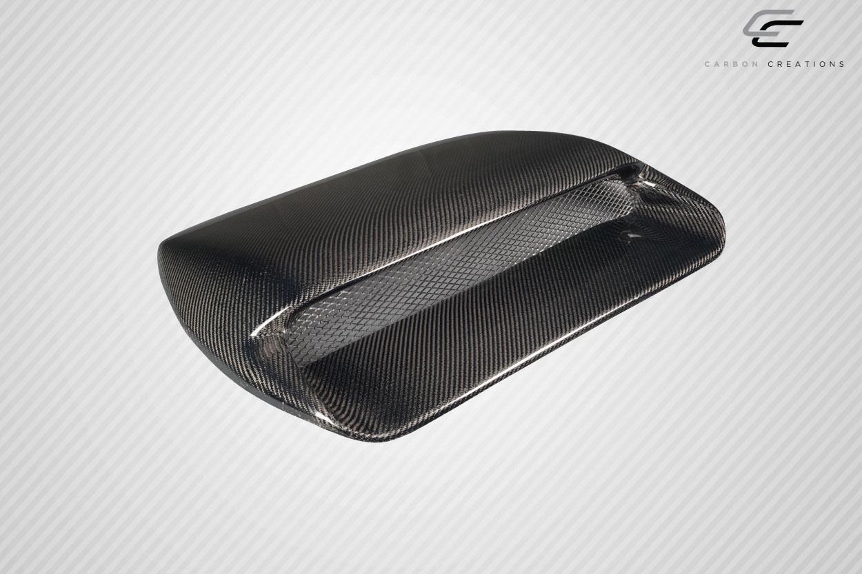 2015-2021 Subaru WRX Carbon Creations Hyperflow Carbon Fiber Scoop - Image 3