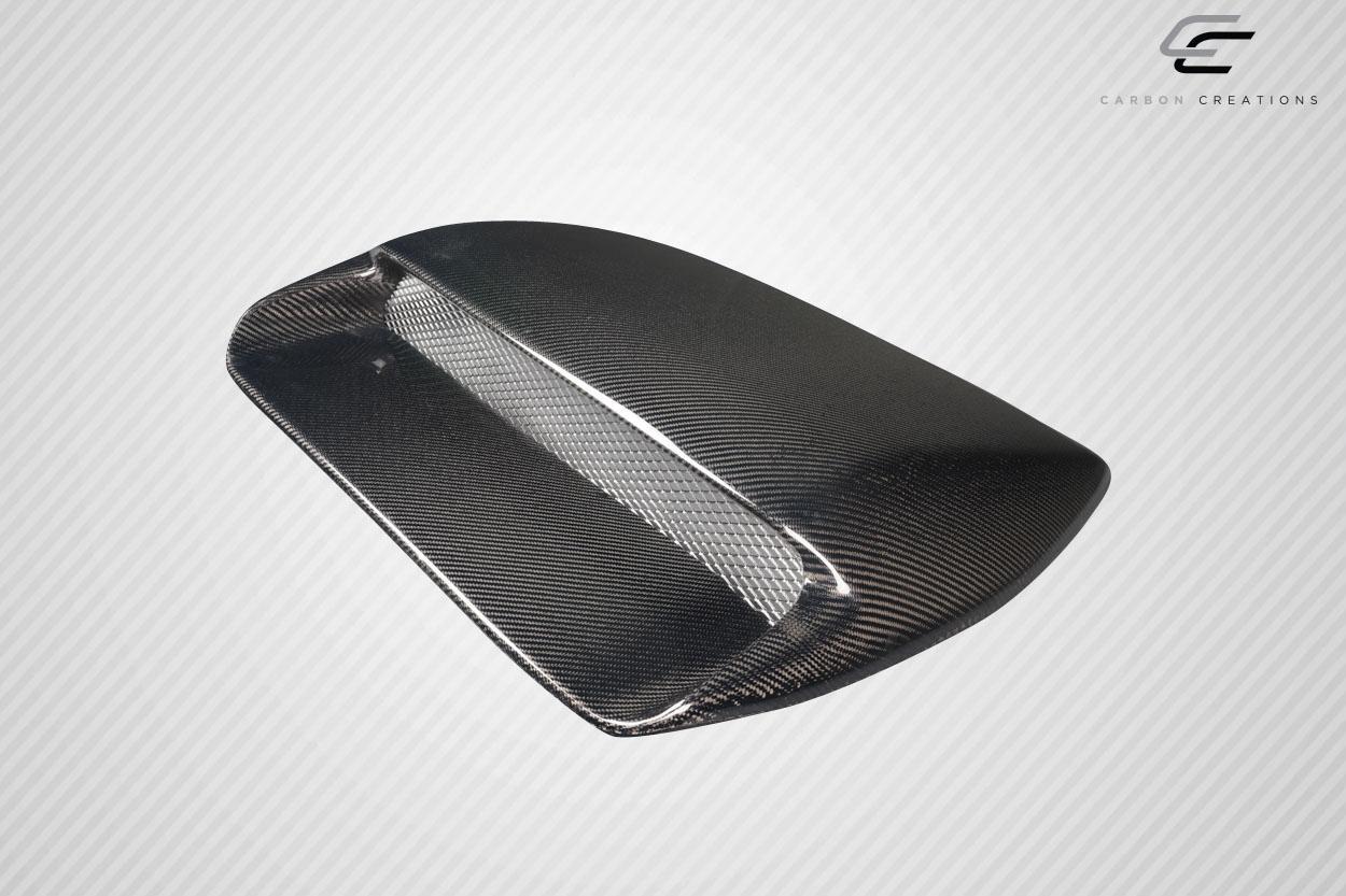 2015-2021 Subaru WRX Carbon Creations Hyperflow Carbon Fiber Scoop - Image 4