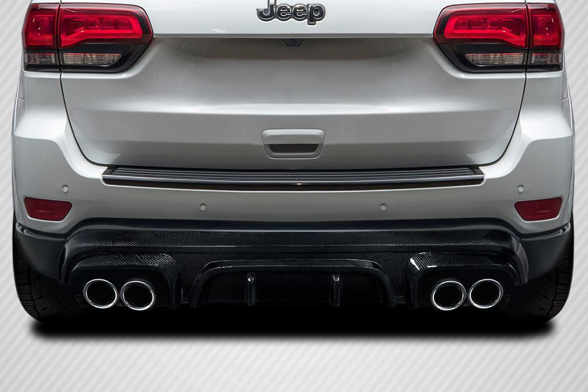2011-2022 Jeep Grand Cherokee Carbon Creations Gamma Carbon Fiber Rear Lip - Image 1