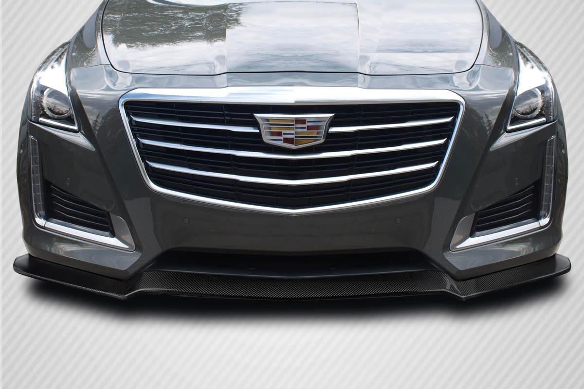 2014-2019 Cadillac CTS Carbon Creations Alpha Carbon Fiber Front Lip - Image 1