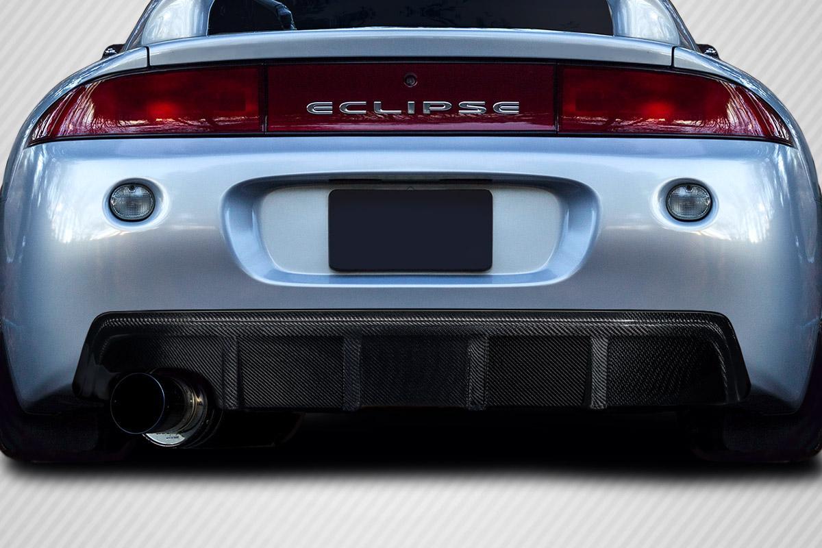 1997-1999 Mitsubishi Eclipse Carbon Creations Cartwercs Carbon Fiber Rear Lip - Image 1
