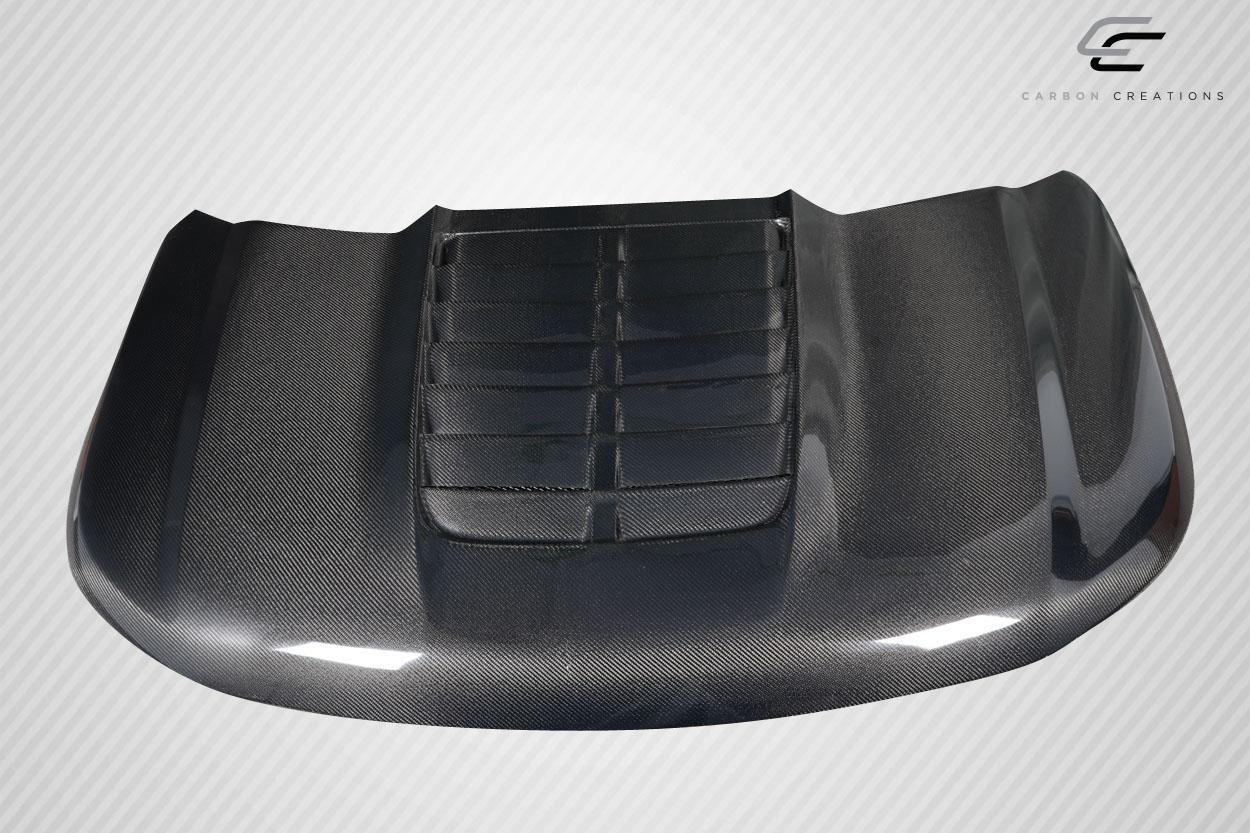 2016-2019 Ford Explorer Carbon Creations GT500 Carbon Fiber Hood - Image 2