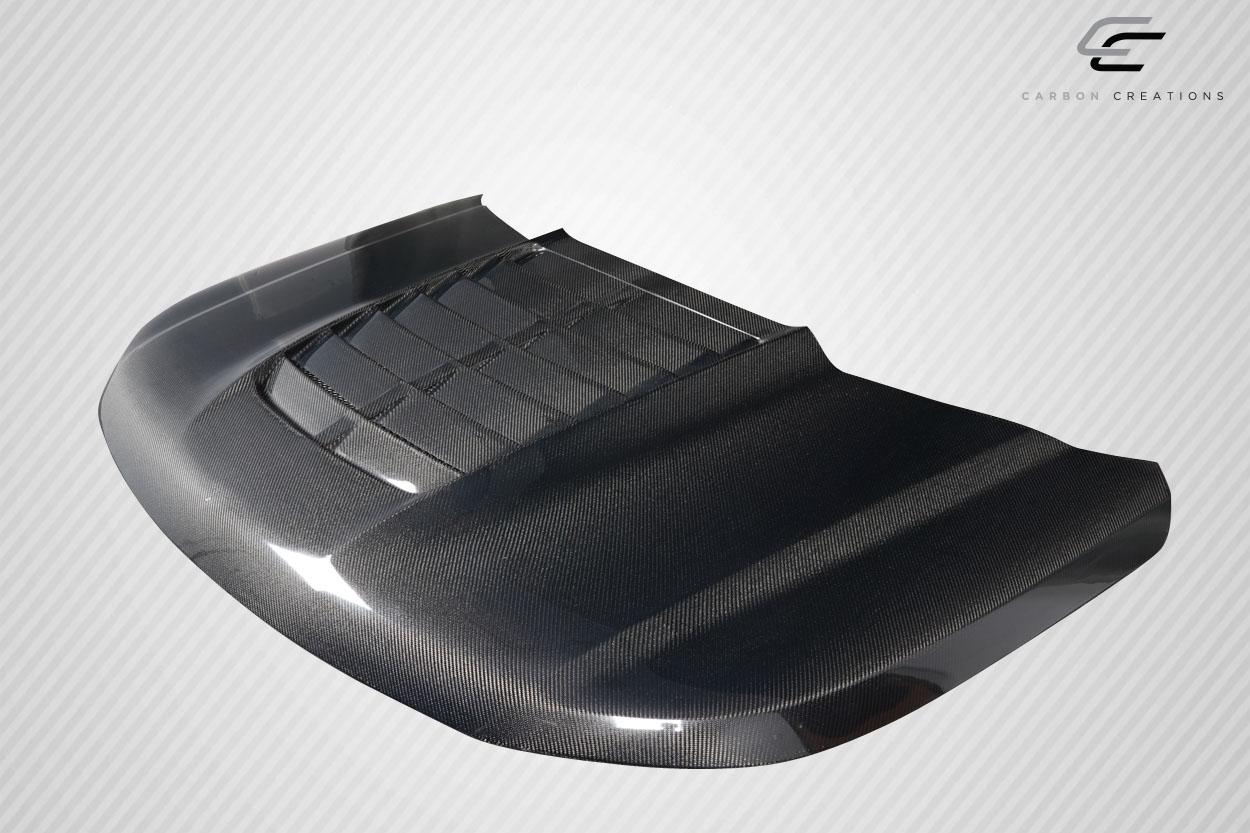 2016-2019 Ford Explorer Carbon Creations GT500 Carbon Fiber Hood - Image 3