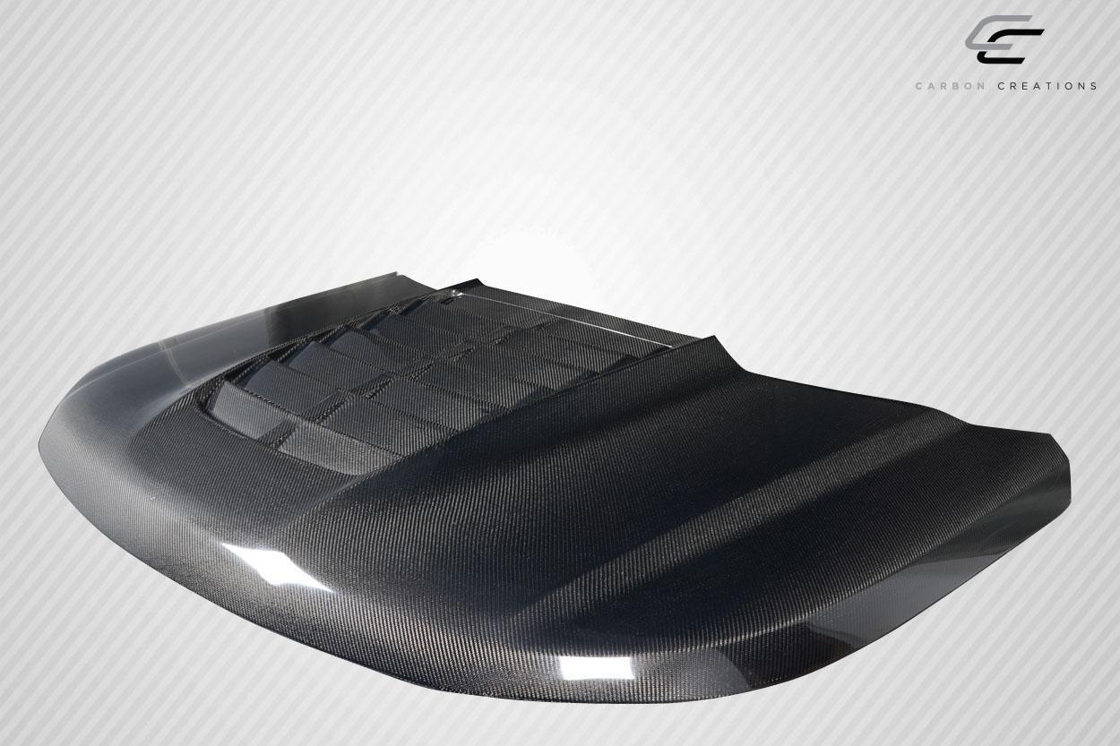 2016-2019 Ford Explorer Carbon Creations GT500 Carbon Fiber Hood - Image 4