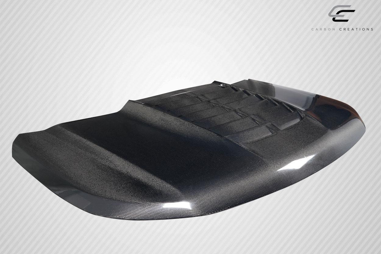 2016-2019 Ford Explorer Carbon Creations GT500 Carbon Fiber Hood - Image 5